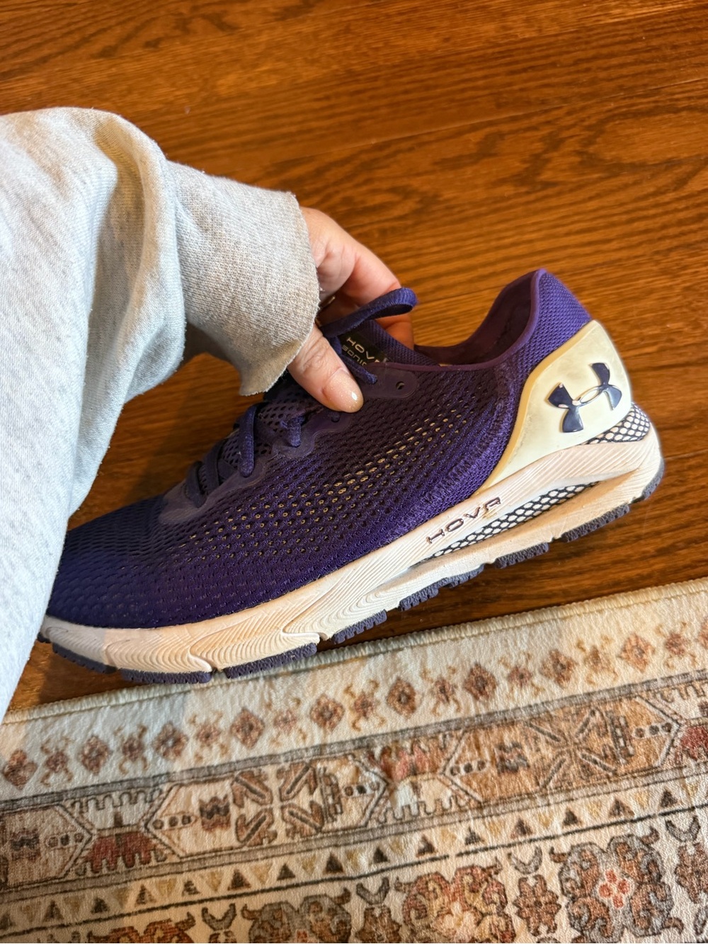 Under Armour Women's Purple HOVR Lightweight Running Shoe